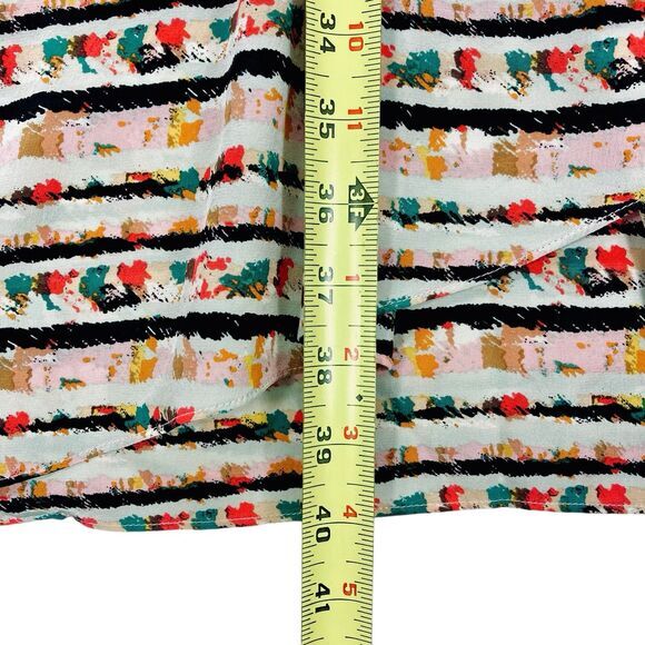 BCBGMaxazria Dress Womens L Multicolor Beachy Summer Lightweight Vacation-Ready - Picture 11 of 15